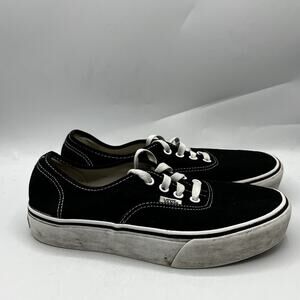 Vans Era Black White Mens Size 7 Shoes Canvas Skate Sneakers VN-000EWZBLK